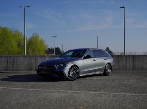 Prachtige Mercedes C220d Break AMG-Line, Auto's, Mercedes-Benz, Bedrijf, Te koop, C-Klasse, 360° camera, ABS, Achteruitrijcamera