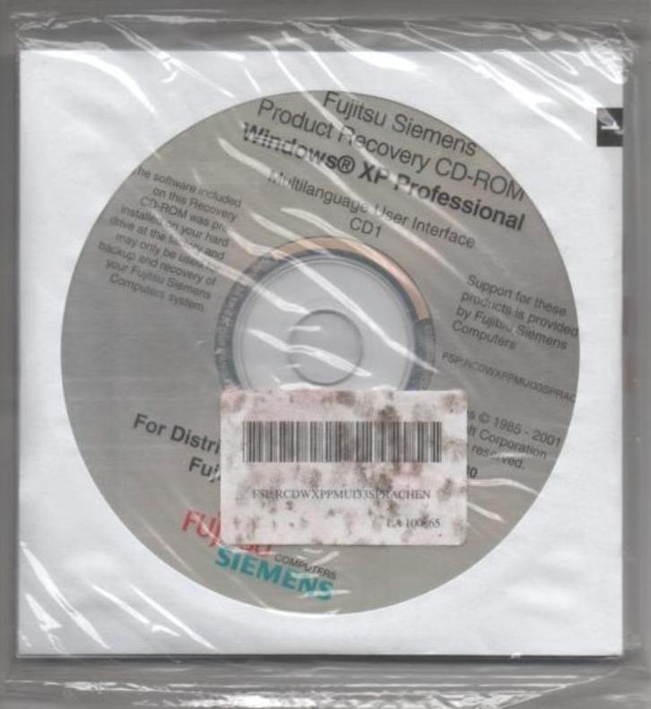 Windows XP Professional Recovery Cd'S 5 st (Nieuwstaat), Computers en Software, Besturingssoftware, Nieuw, Windows, Ophalen of Verzenden
