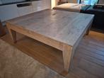 Salontafel massief hout, Huis en Inrichting, Tafels | Salontafels, Ophalen, Zo goed als nieuw
