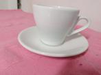 WIT KOFFIESET, Ophalen, Zo goed als nieuw, Porselein, Kop en/of schotel
