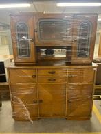 Antieke vitrine kast, Antiek en Kunst, Antiek | Meubels | Kasten, Ophalen