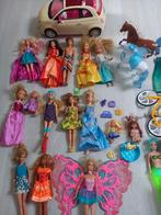 Barbiepoppen, diertjes, fiat 500, Kinderen en Baby's, Speelgoed | Poppen, Ophalen, Gebruikt