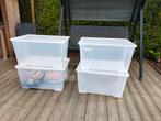 130L grootste SAMLA 4 bakken IKEA 90102971, Doe-het-zelf en Bouw, Kratten en Dozen, Ophalen, Zo goed als nieuw