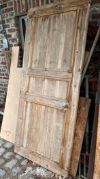 Oude houten deur (slechte staat), Doe-het-zelf en Bouw, Ophalen, Gebruikt, 80 tot 100 cm, Binnendeur