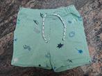 Mt 80 Turquoise sweatshort met cartoons, Kinderen en Baby's, Babykleding | Maat 80, Broekje, Jongetje of Meisje, Name it, Ophalen of Verzenden