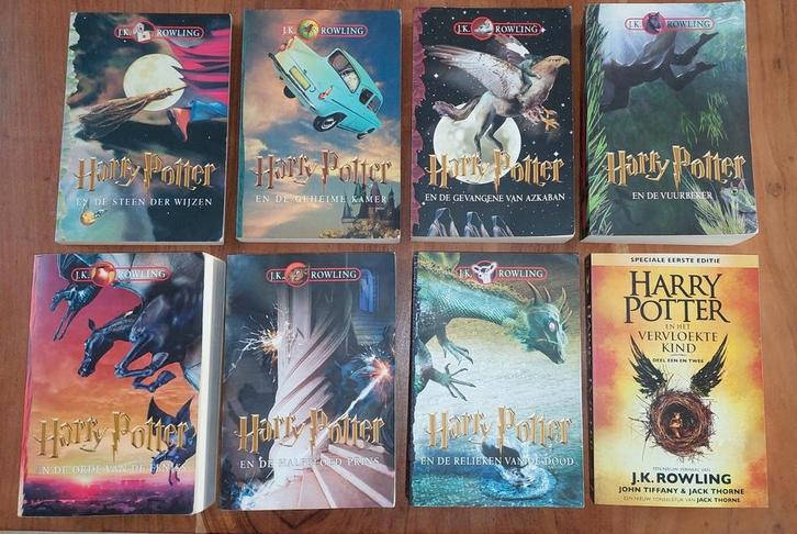 Harry Potter complete boeken serie, Boeken, Fantasy, Gelezen, Ophalen of Verzenden