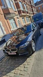 BMW 518d, Auto's, BMW, Zwart, Leder, 5 deurs, Particulier