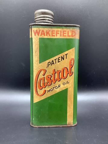Oude Castrol oliekan beschikbaar voor biedingen