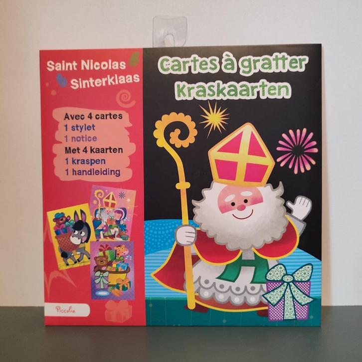 Kraskaarten - Sinterklaas - Nieuw, Hobby en Vrije tijd, Knutselen, Nieuw, Ophalen of Verzenden