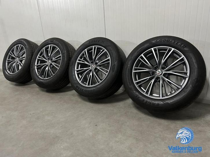 Originele Alfa Romeo Stelvio 18 inch antraciete velgen 5x110, Auto-onderdelen, Banden en Velgen, Banden en Velgen, Zomerbanden
