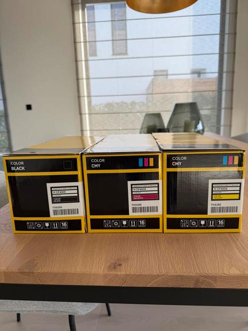 Inktcartridges zwart-roze-geel van Inkclub, Computers en Software, Printerbenodigdheden, Zo goed als nieuw, Ophalen