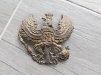Duitse pinhelm plaat wo1 Pruissen, Ophalen of Verzenden