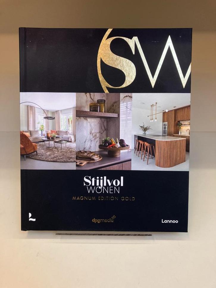 Stijlvol Wonen Magnum Edition Gold, Boeken, Wonen en Tuinieren, Zo goed als nieuw, Interieur en Design, Ophalen