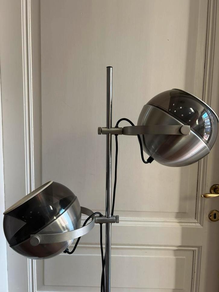 Lampadaire Vintage Space Age - '70, Maison & Meubles, Lampes | Lampadaires, Utilisé, 150 à 200 cm, Synthétique, Métal, Enlèvement