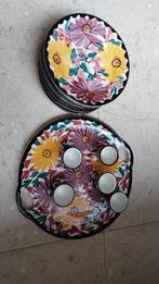 Service Vintage Majolika Schramberg 3850 SMF, Antiek en Kunst, Ophalen of Verzenden