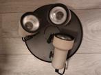 Plafond lamp. 3 spots, Huis en Inrichting, Lampen | Spots, Metaal of Aluminium, Ophalen of Verzenden, Zo goed als nieuw, Led