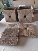 Rieten opbergmand, Huis en Inrichting, Ophalen, Gebruikt