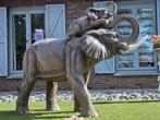 Grote olifant.. polyester beeld, Ophalen, Nieuw, Kunststof, Dierenbeeld
