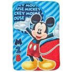 Mickey Mouse Fleece Deken - Disney - Diverse Uitvoeringen, Kinderen en Baby's, Nieuw, Blauw, Deken of Dekbed, Ophalen of Verzenden