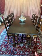 Rustieke tafel met stoelen, Huis en Inrichting, Stoelen, Ophalen, Zo goed als nieuw, Landelijk rustiek