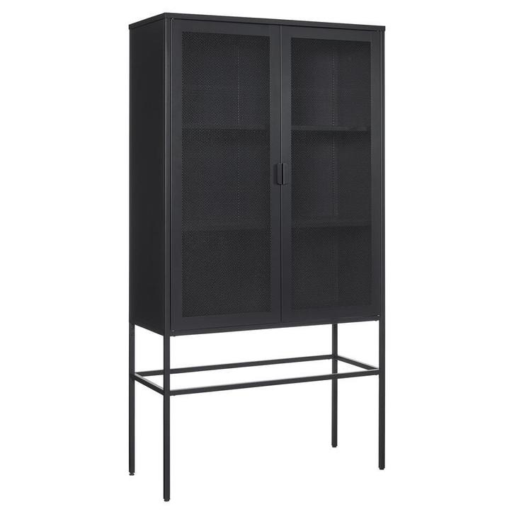 Vitrinekast Kwantum, Huis en Inrichting, Kasten | Vitrinekasten, Zo goed als nieuw, Ophalen