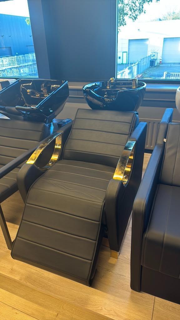 Wasunit Massage Gold kapper wasbak elektrisch relax kapsalon, Huis en Inrichting, Woonaccessoires | Overige, Nieuw, Ophalen