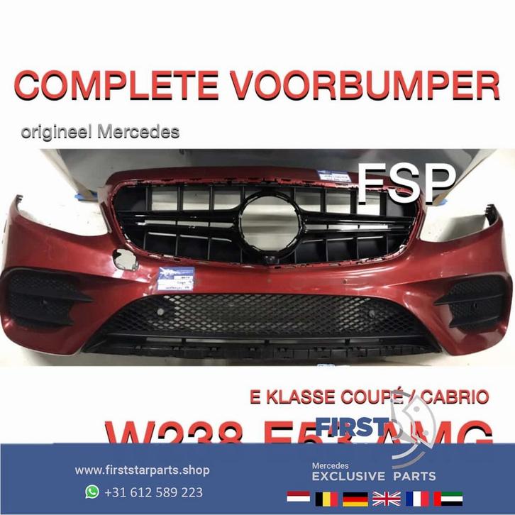 W213 C238 AMG VOORBUMPER Mercedes E Klasse COUPÉ CABRIO E43, Auto-onderdelen, Carrosserie, Bumper, Mercedes-Benz, Voor, Gebruikt