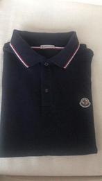 MONCLER polo blauw maat S, Kleding | Heren, Maat 46 (S) of kleiner, Blauw, Ophalen of Verzenden, Zo goed als nieuw