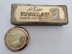 2 blikken dozen Tjoklat, Verzamelen, Blikken, Ophalen of Verzenden, Gebruikt, Overige, Overige merken