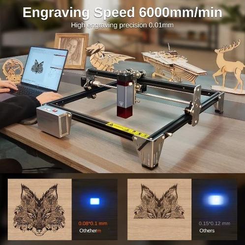 Laser Graveermachine Compacte 10W - Nauwkeurig Graveren, Hobby en Vrije tijd, Elektronica-componenten