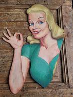 Reclame dame / vintage / jaren...?, Ophalen