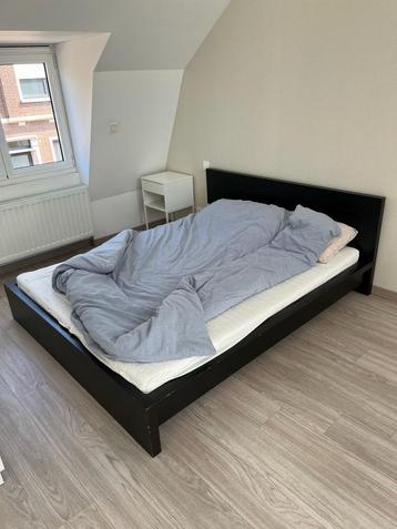 Ikea tweepersoonsbed, Enlèvement, Utilisé, 180 cm, 200 cm