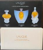 LALIQUE LES FLACONS MINIATURES LES INTROUVABLES, Ophalen of Verzenden, Zo goed als nieuw, Miniatuur
