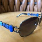 ZEER EXCLUSIEVE DAMES ZONNEBRIL Oscar De La Renta blauw, Handtassen en Accessoires, Overige merken, Zonnebril, Zwart, Nieuw