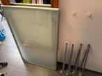 Glazen bureel IKEA, Huis en Inrichting, Bureaus, Ophalen, Zo goed als nieuw, Bureau