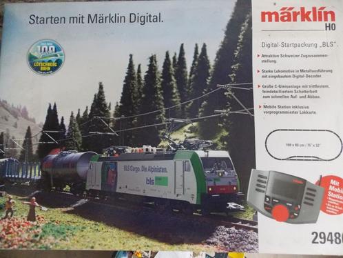 Marklin 29486 Zwitserse startset  BLS Die Alpinisten, Hobby en Vrije tijd, Modeltreinen | H0, Gebruikt, Treinset, Märklin, Ophalen