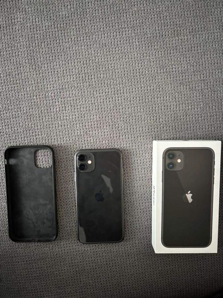 Iphone 11 128GB, Telecommunicatie, Mobiele telefoons | Apple iPhone, Zo goed als nieuw, 128 GB, iPhone 11, Zwart, Ophalen