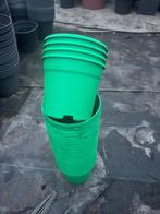 Kweekpotten bloempotten 13 cm groene kleur, Tuin en Terras, Bloempotten, Kunststof, Rond, Nieuw, Tuin