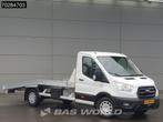 Ford Transit 130pk Autotransporter Airco Cruise Lier Euro6 O, Auto's, Bestelwagens en Lichte vracht, Stof, Euro 6, 130 pk, Ford