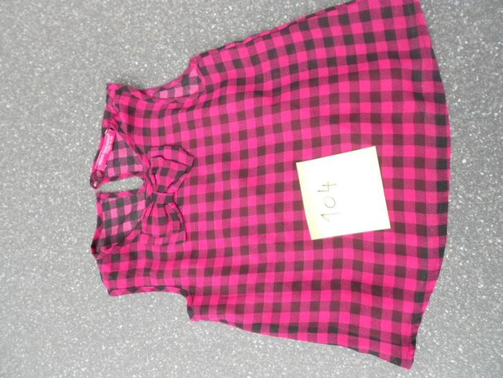 bloesje met topje vast aan elkaar mt 104, Kinderen en Baby's, Kinderkleding | Maat 104, Gebruikt, Meisje, Shirt of Longsleeve