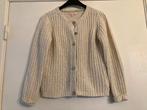 Creme met gouddraad - C&A - maat 140, Gebruikt, C&A, Meisje, Trui of Vest