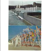2 Grote Postkaarten expo 58 Brussel 1958 (20 - 15 cm), Verzamelen, Ophalen of Verzenden, 1940 tot 1960, Ongelopen, Brussel (Gewest)
