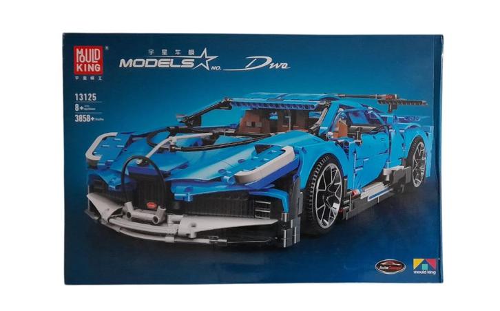 Mould King 13125 Bugatti Divo auto bouwset - Lego compatibel, Hobby en Vrije tijd, Modelbouw | Auto's en Voertuigen, Nieuw, Auto
