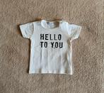 Kinderen - T-shirt - Wit - Hello To You - 74 - Dirkje -€1,50, Shirtje of Longsleeve, Gebruikt, Ophalen of Verzenden, Jongetje of Meisje