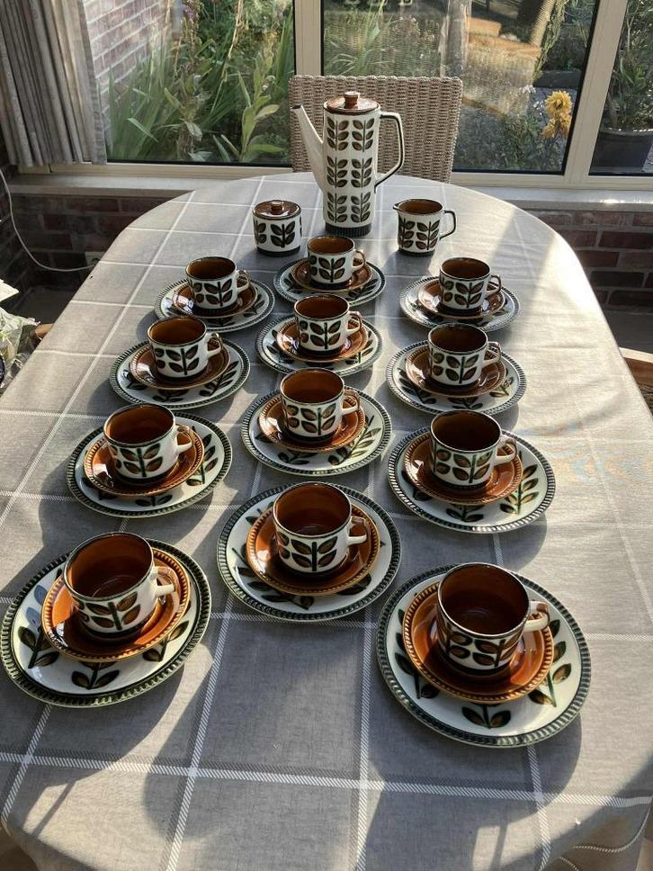Te koop koffieset Boch Rambouillet 1966, Antiek en Kunst, Antiek | Servies los, Ophalen