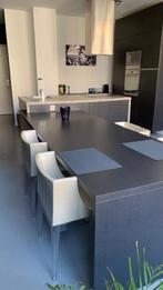Keuken met eiland en geintegreerde tafel, Ophalen, Gebruikt, Bruin, Overige typen