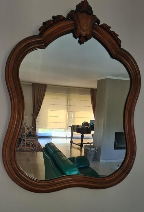Miroir ancien en bois, Antiek en Kunst, Antiek | Meubels | Kasten, Ophalen