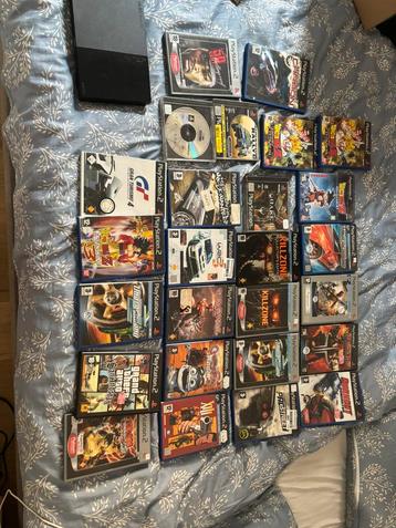 PS2 + 26 spellen + Retro scaler + freemcboot , retro pakket, Enlèvement