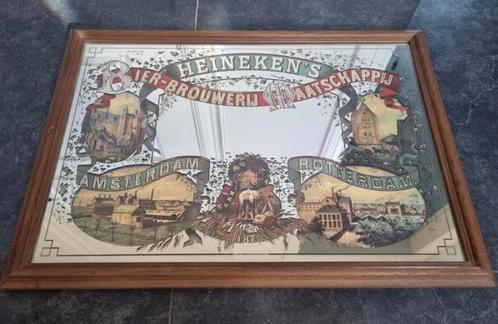 Barspiegel Heineken, Verzamelen, Biermerken, Zo goed als nieuw, Overige typen, Heineken, Ophalen of Verzenden