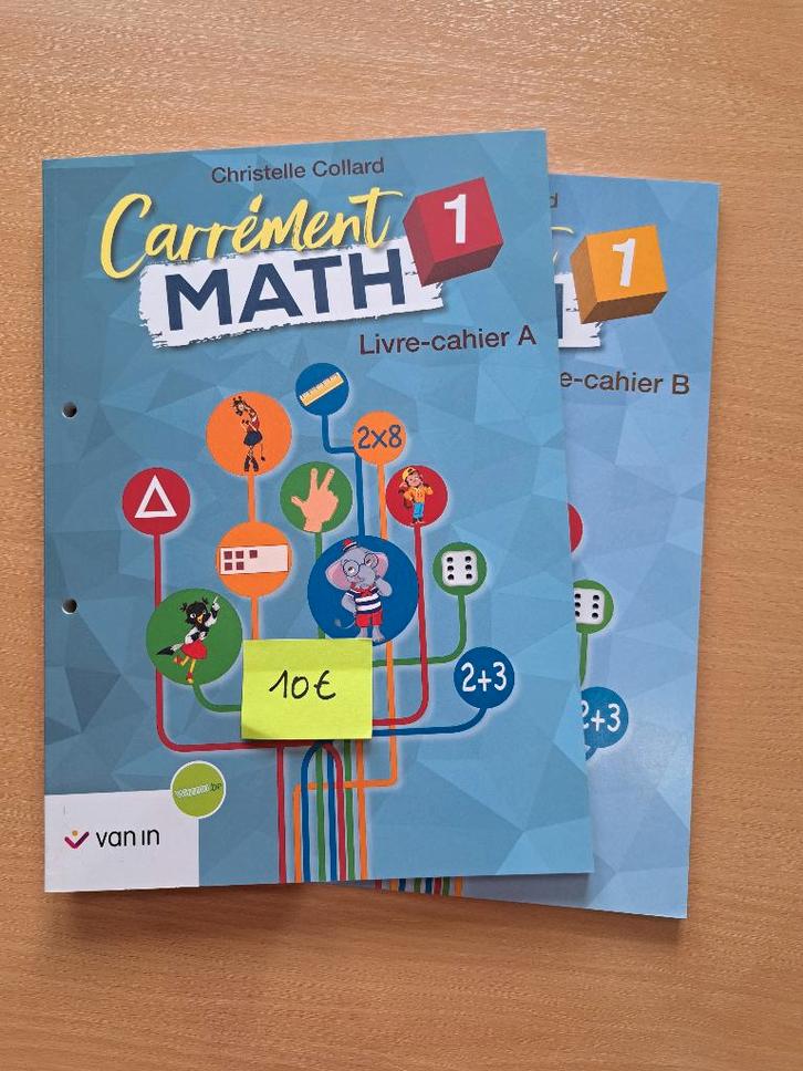 Carrément math 1 - Manuel scolaire math, Boeken, Schoolboeken, Nieuw, Wiskunde A, BSO, Ophalen